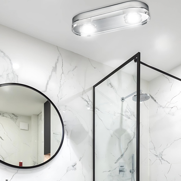 Plafonnier salle de bain Mira Philips InStyle Chrome IP44